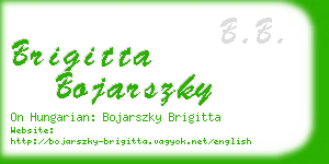 brigitta bojarszky business card